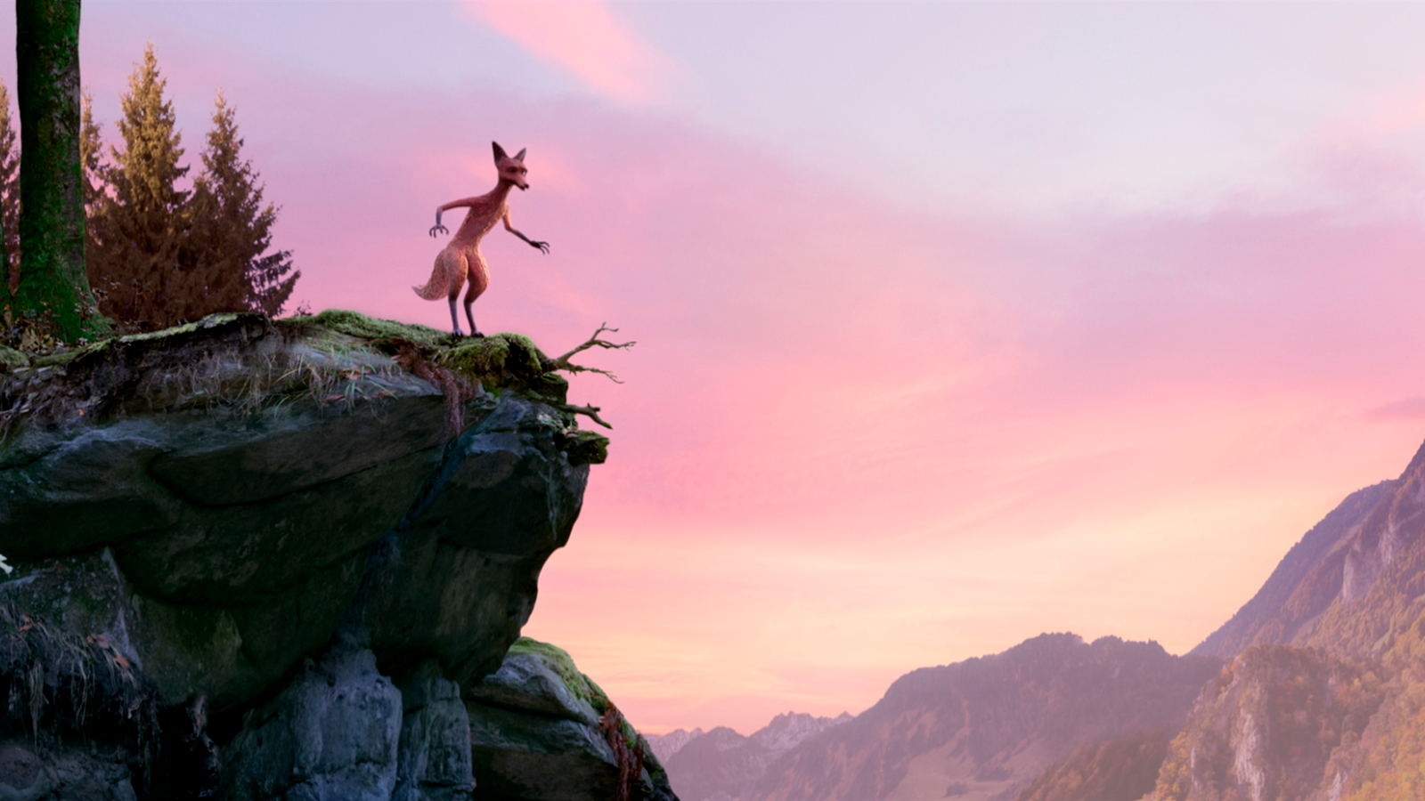 Le renard et l'oisille